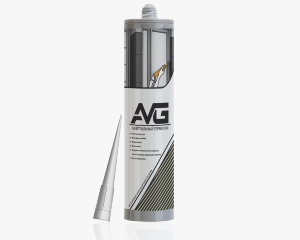 AVG Герметик силиконовый нейтральный белый