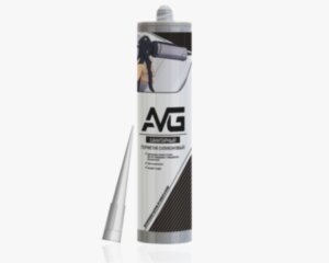 AVG Герметик силиконовый Санитарный белый